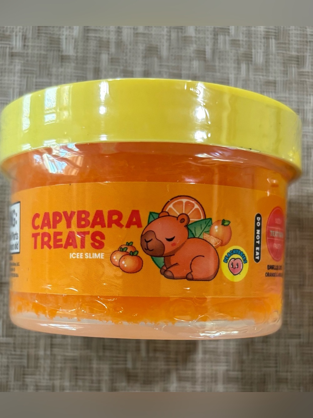 Peachy BBIES Claire's Kids Slime OrangeNEW